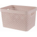 CURVER PURE 17L Panier de rangement 35,5 x 26,2 x 21,9 cm, rose 01420-Q70