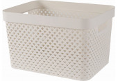 CURVER PURE 17L Panier de rangement 35,5 x 26,2 x 21,9 cm, beige 01420-X64