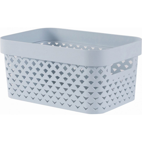 CURVER PURE 4,5L Panier de rangement 26 x 17,5 x 12,3 cm, bleu 01422-126