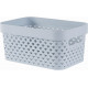 CURVER PURE 4,5L Panier de rangement 26 x 17,5 x 12,3 cm, bleu 01422-126