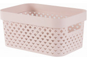 CURVER PURE 4,5L Panier de rangement 26 x 17,5 x 12,3 cm, rose 01422-Q70