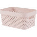 CURVER PURE 4,5L Panier de rangement 26 x 17,5 x 12,3 cm, rose 01422-Q70