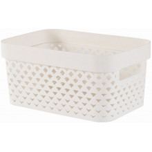 CURVER PURE 4,5L Panier de rangement 26 x 17,5 x 12,3 cm, beige 01422-X64