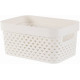 CURVER PURE 4,5L Panier de rangement 26 x 17,5 x 12,3 cm, beige 01422-X64