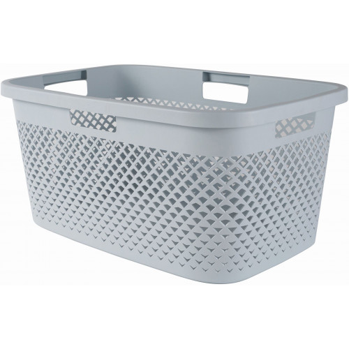CURVER PURE 47L Panier a linge 60 x 40 x 28 cm, bleu 01917-126