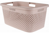 CURVER PURE 47L Panier a linge 60 x 40 x 28 cm, rose 01917-Q70