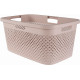 CURVER PURE 47L Panier a linge 60 x 40 x 28 cm, rose 01917-Q70
