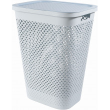 CURVER PURE 55L Coffre a linge 43 x 35 x 58 cm, bleu 01918-126