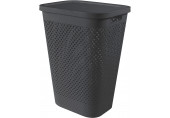CURVER PURE 55L Coffre a linge 43 x 35 x 58 cm, gris 01918-G43