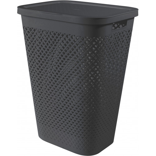 CURVER PURE 55L Coffre a linge 43 x 35 x 58 cm, gris 01918-G43