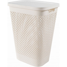 CURVER PURE 55L Coffre a linge 43 x 35 x 58 cm, beige 01918-X64