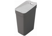 CURVER READY TO COLLECT 30L Poubelle, gris foncé 02103-229