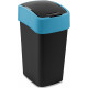 CURVER FLIP BIN 25L Poubelle 47 x 26 x 34 cm noir/bleu 02171-280