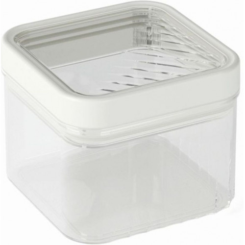CURVER KARA 0,5L Boîte de conservation alimentaire 10,7 × 10,7 × 7,9 cm, blanche 03100-W53