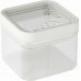 CURVER KARA 0,5L Boîte de conservation alimentaire 10,7 × 10,7 × 7,9 cm, blanche 03100-W53