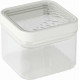 CURVER KARA 0,5L Boîte de conservation alimentaire 10,7 × 10,7 × 7,9 cm, blanche 03100-W53