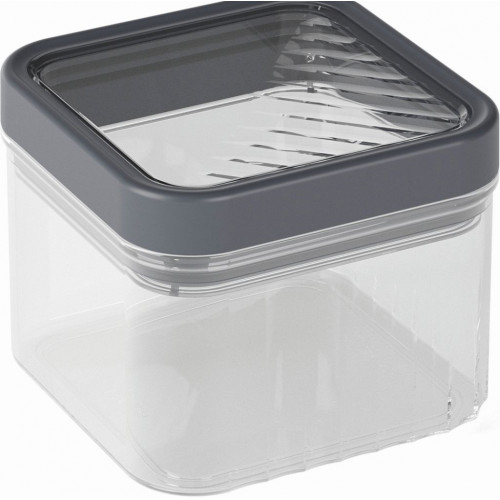 CURVER KARA 0,5L Boîte de conservation alimentaire 10,7×10,7×7,9cm, gris foncé 03100-W54