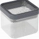 CURVER KARA 0,5L Boîte de conservation alimentaire 10,7×10,7×7,9cm, gris foncé 03100-W54