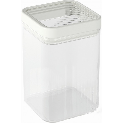 CURVER KARA 1,2L Boîte de conservation alimentaire 10,7 × 10,7 × 15 cm, blanche 03101-W53