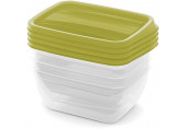 CURVER VEDO 4x0,75L boîtes, 16x12x7cm, vert 03508-313