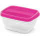 CURVER VEDO 2x1,3L boîtes, 20x14x8cm, rose clair 03510-251