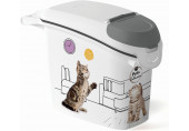 CURVER Conteneur pour croquettes 6kg/15L chats 03883-E26