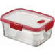 CURVER SMART COOK 1,1L Boîte alimentaire 20,3 x 15,4 x 8,3 cm transparent/rouge 04062-472