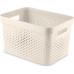 CURVER INFINITY 17L Bac de rangement 36 x 27 x 22 cm, crémeux 04740-X64