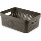 CURVER INFINITY 11L Bac de rangement 36 x 27 x 14 cm, marron 04750-C74