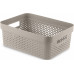 CURVER INFINITY 11L Bac de rangement 36 x 27 x 14 cm, beige 04750-X67