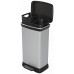 CURVER DECO BIN DUO 23L+23L Poubelle 39 x 29 x 72 cm argenté 08680-582