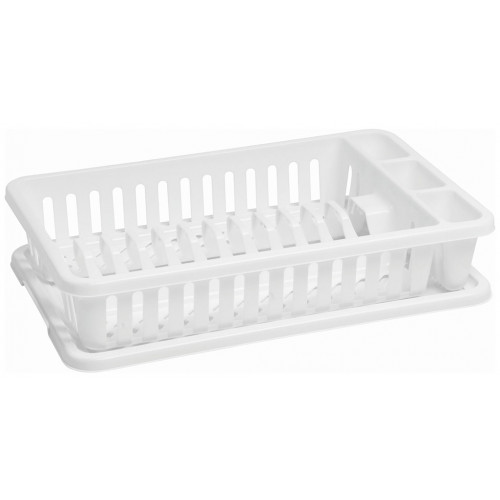 CURVER Egouttoir + plateau, 26,5 x 42 x 8,8 cm, blanc 13402-748