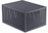 CURVER KAYA M 20L Boîte de rangement 37,6 × 30 × 20,7 cm, bleu-gris 17213763