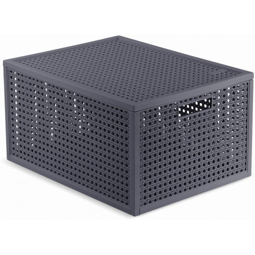 CURVER KAYA M 20L Boîte de rangement 37,6 × 30 × 20,7 cm, bleu-gris 17213763 CURVER KAYA M 20L Boîte de rangement 37,6 × 30 × 20,7 cm, bleu-gris 17213763