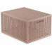 CURVER KAYA M 20L Boîte de rangement 37,6 × 30 × 20,7 cm, rose poudré 17213763
