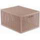 CURVER KAYA M 20L Boîte de rangement 37,6 × 30 × 20,7 cm, rose poudré 17213763