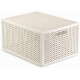 CURVER KAYA M 20L Boîte de rangement 37,6 × 30 × 20,7 cm, beige 17213763