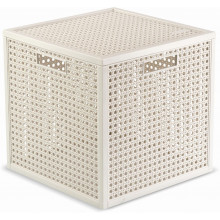 CURVER KAYA 19L Boîte de rangement cube 28 × 28 × 28 cm, beige 17213764