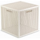 CURVER KAYA 19L Boîte de rangement cube 28 × 28 × 28 cm, beige 17213764