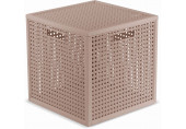 CURVER KAYA 19L Boîte de rangement cube 28 × 28 × 28 cm, rose poudré 17213764