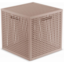CURVER KAYA 19L Boîte de rangement cube 28 × 28 × 28 cm, rose poudré 17213764