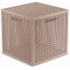 CURVER KAYA 19L Boîte de rangement cube 28 × 28 × 28 cm, rose poudré 17213764