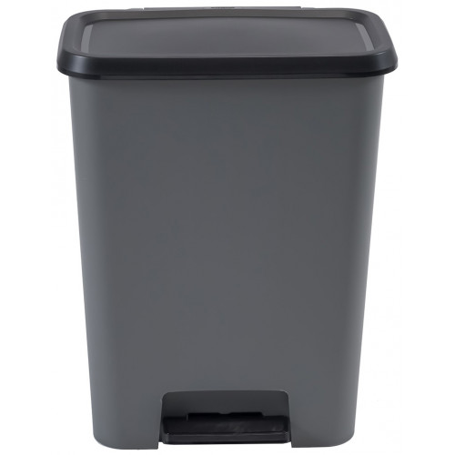 CURVER COMPATTA 50L Poubelle 49,6 x 29,4 x 62 cm gris 17210793