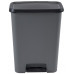 CURVER COMPATTA 50L Poubelle 49,6 x 29,4 x 62 cm gris 17210793