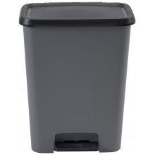 CURVER COMPATTA 23+23L Poubelle 49,6 x 29,4 x 62 cm gris 17210792