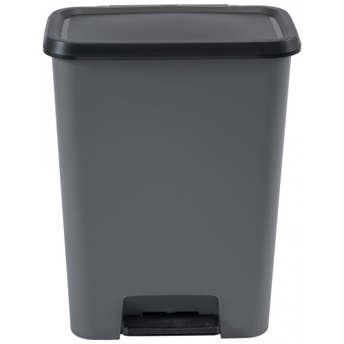 CURVER COMPATTA 23+23L Poubelle 49,6 x 29,4 x 62 cm gris 17210792