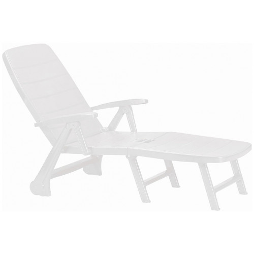 CURVER ROMA Bain de soleil, 190 x 73 x 37 cm, blanc 17180022 CURVER ROMA Bain de soleil, 190 x 73 x 37 cm, blanc 17180022