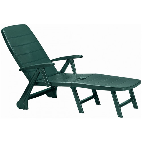 CURVER ROMA Bain de soleil, 190 x 73 x 37 cm, vert 17180022 CURVER ROMA Bain de soleil, 190 x 73 x 37 cm, vert 17180022