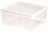 CURVER TEXTILE 18,5L Boîte de rangement 39,6 x 34,3 x 17,3 cm transparent 03002-001