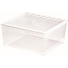 CURVER TEXTILE 18,5L Boîte de rangement 39,6 x 34,3 x 17,3 cm transparent 03002-001